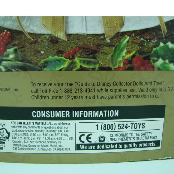 Vintage 1998 Snow White Holiday Princess Barbie - Picture 10 of 12